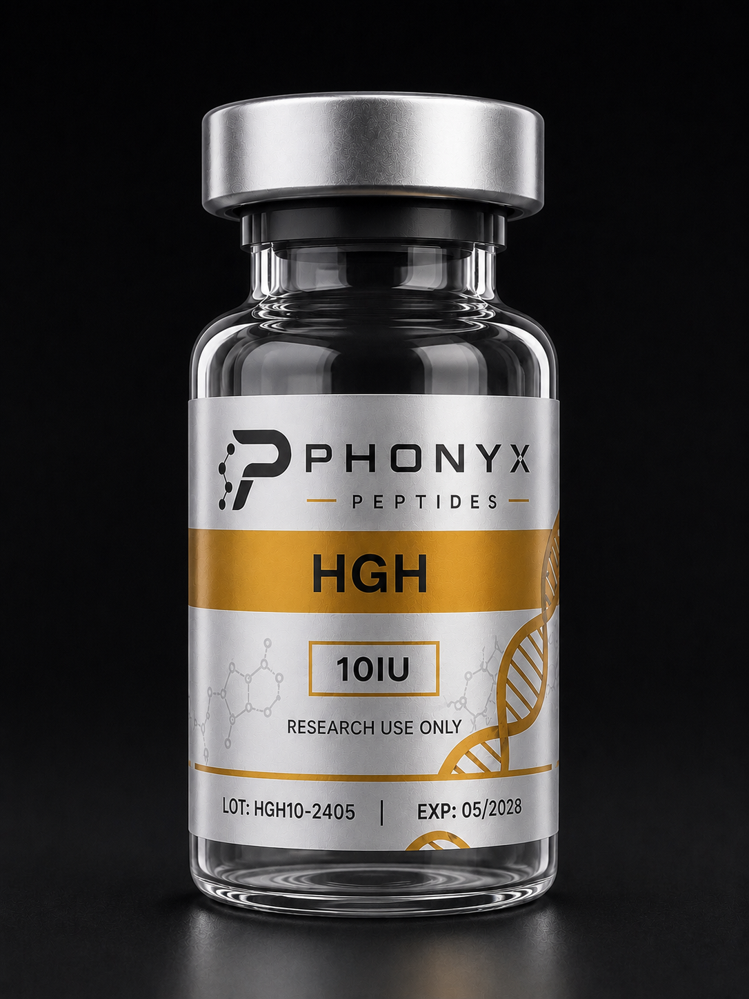 HGH research vial