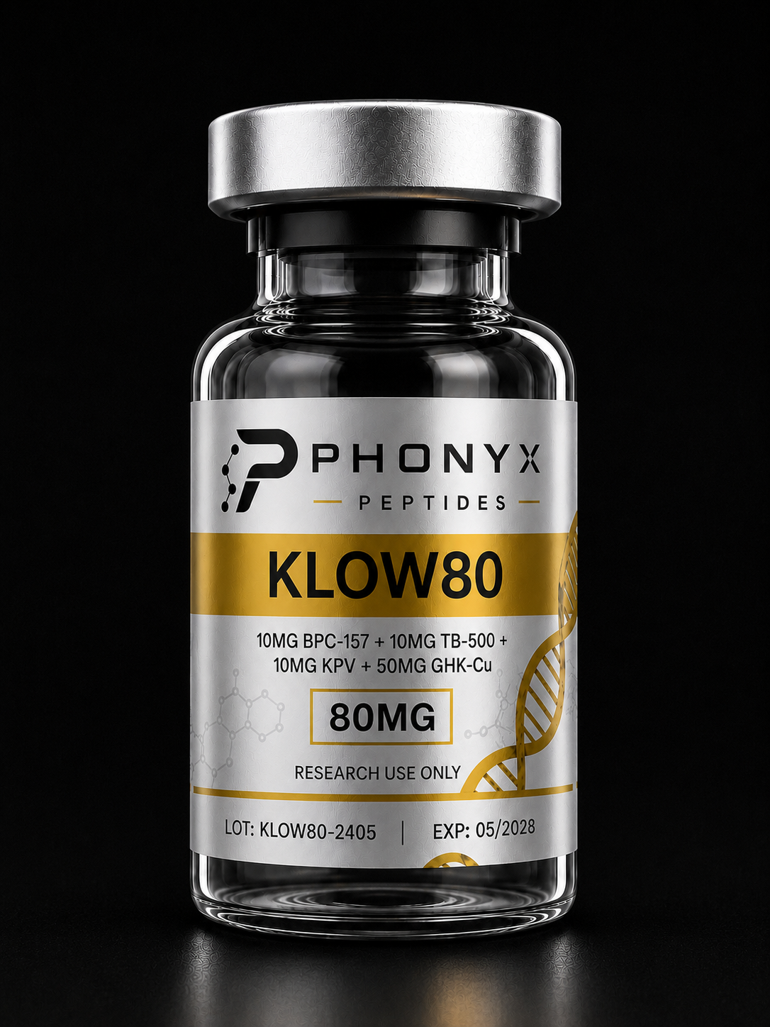 KLOW80 research vial
