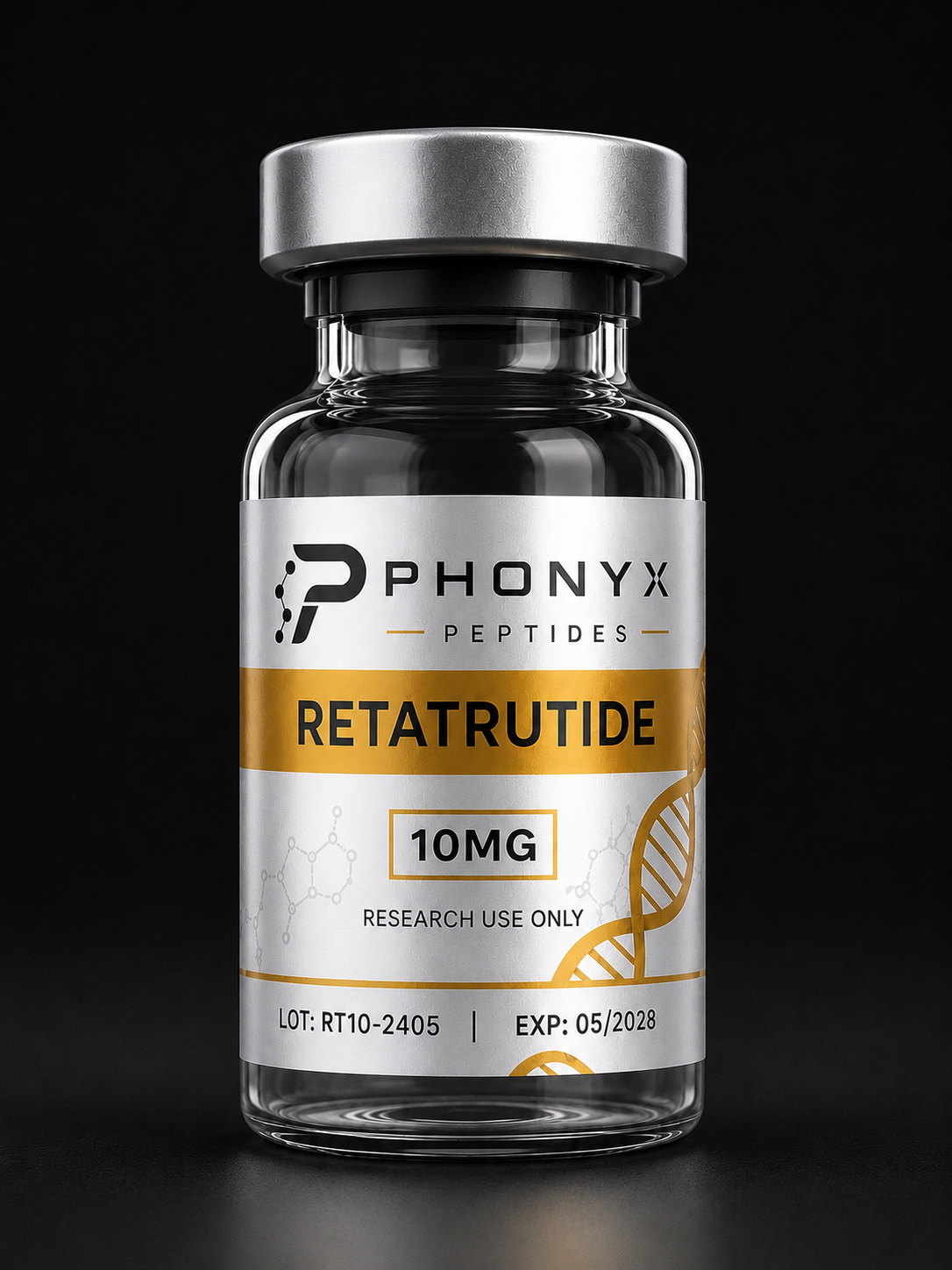 Retatrutide 10 mg research vial